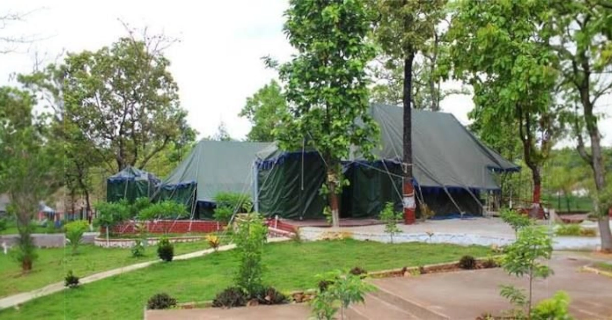 Forest Camping Setup